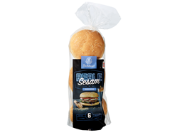 REALE Store Burgerbrød sesam 6pk