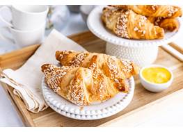 Croissant med vaniljefyll